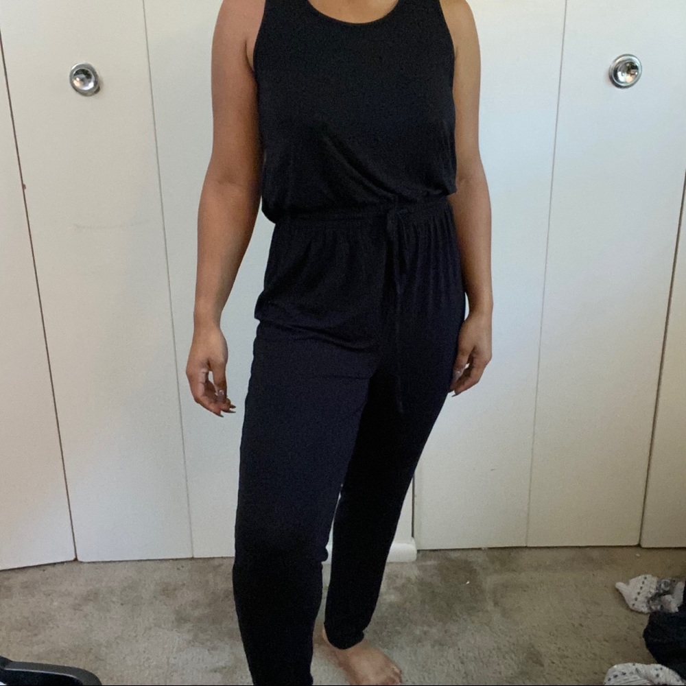 Cute and comfy black jumpsuit